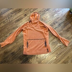 Melanzana micro grid fleece - men’s medium - orange